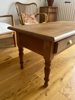 Table basse rénovée