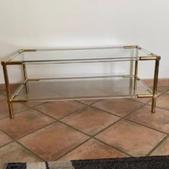 Table basse Roche Bobois. 1970. Hollywood Regency.