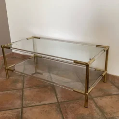 Table basse Roche Bobois. 1970. Hollywood Regency.