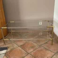 Table basse Roche Bobois. 1970. Hollywood Regency.