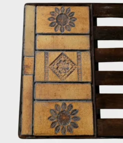 Table basse Roger Capron en céramique et bois – Circa 1960