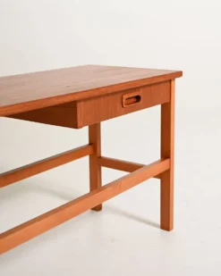 Table basse scandinave avec tiroir, années 1960