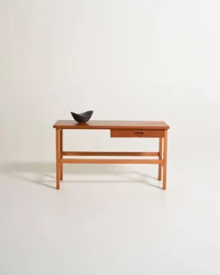 Table basse scandinave avec tiroir, années 1960