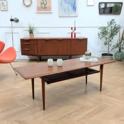 Table basse scandinave designer Hvidt & Nielsen