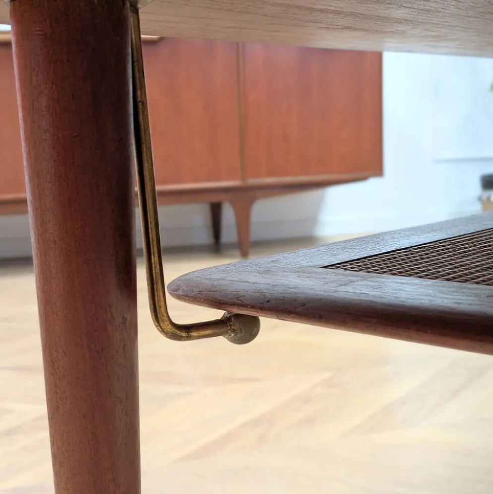Table basse scandinave designer Hvidt & Nielsen