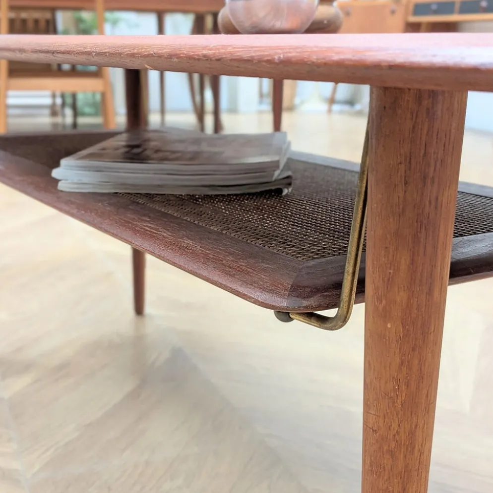 Table basse scandinave designer Hvidt & Nielsen