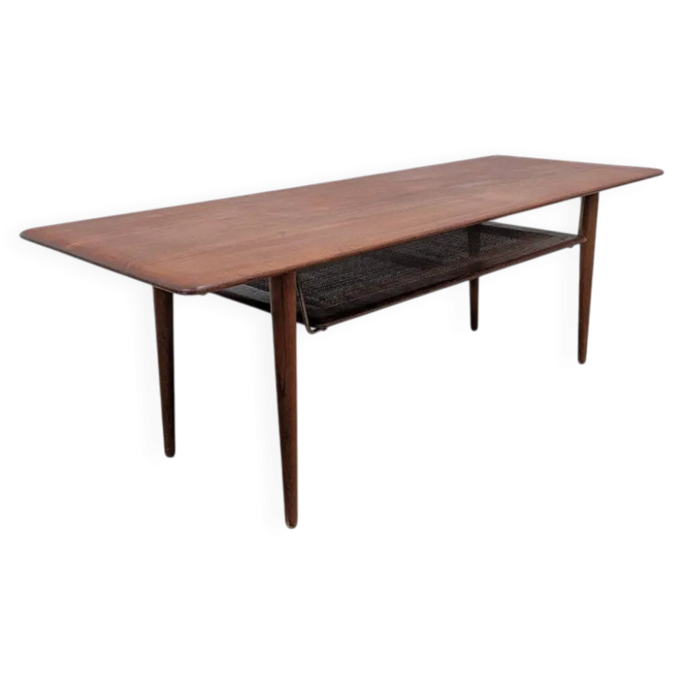 Table basse scandinave designer Hvidt & Nielsen