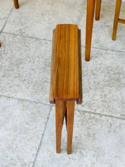 Table basse scandinave vintage en teck 1960