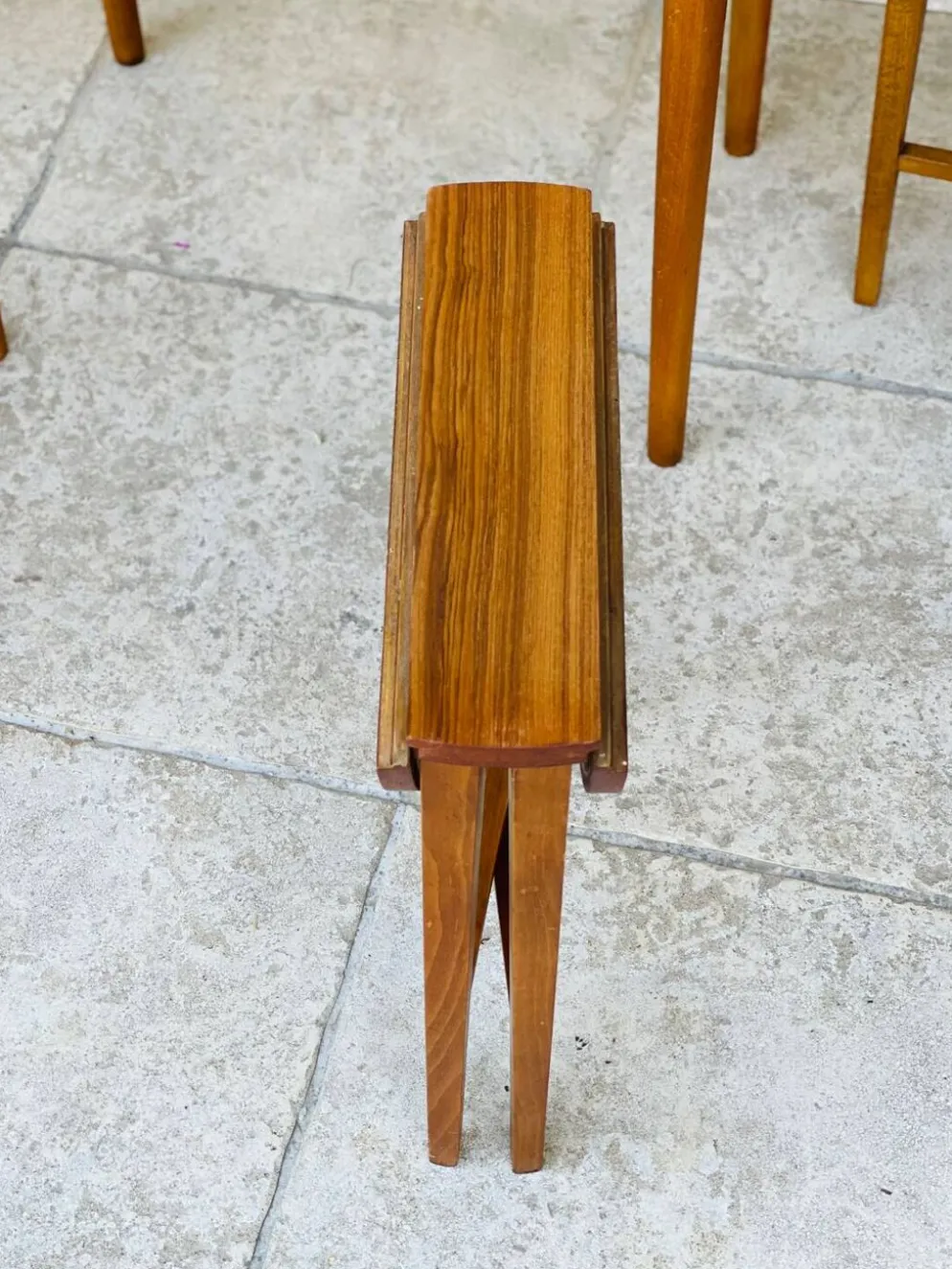 Table basse scandinave vintage en teck 1960
