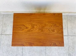 Table basse scandinave vintage en teck 1960
