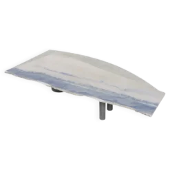 Table basse sculpturale en marbre et pierre par Pia Manu, années 1970