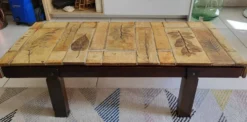 Table basse signée Roger Capron