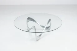 Table basse Snake de Knut Hesterberg, Ronald Schmitt, Allemagne, 1965.