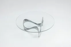 Table basse Snake de Knut Hesterberg, Ronald Schmitt, Allemagne, 1965.