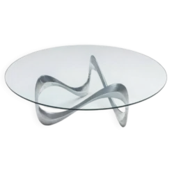Table basse Snake de Knut Hesterberg, Ronald Schmitt, Allemagne, 1965.