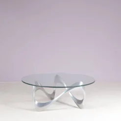 Table basse Snake des années 1970 par Ronald Schmitt Allemagne