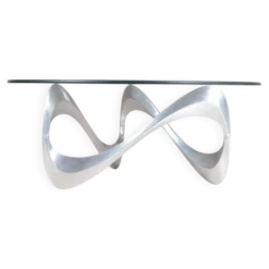 Table basse Snake des années 1970 par Ronald Schmitt Allemagne