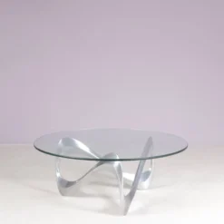 Table basse Snake des années 1970 par Ronald Schmitt Allemagne