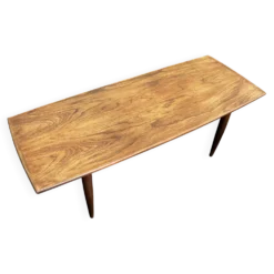 Table basse teck mid century