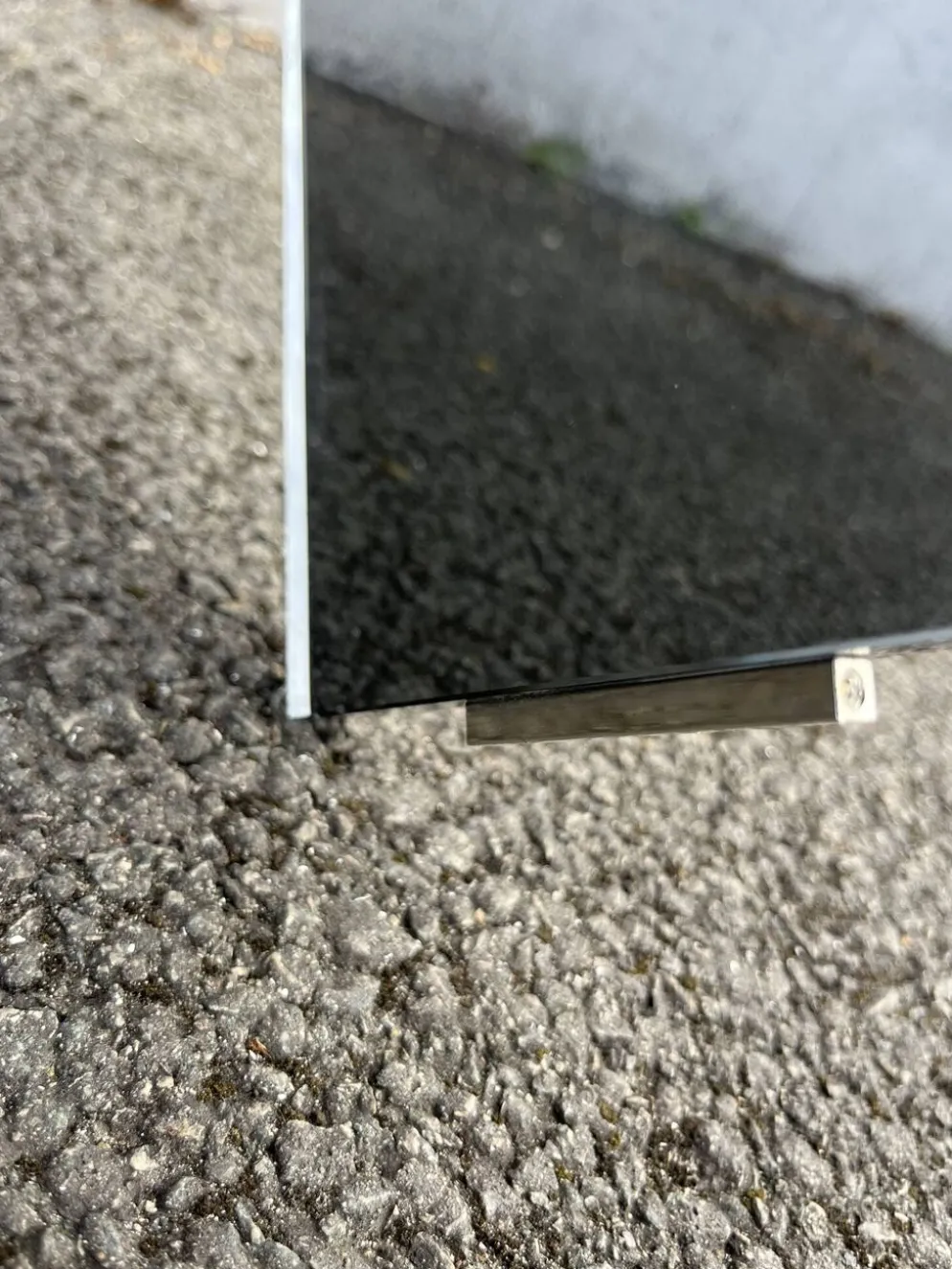 Table basse verre fumé, design Rolf Benz (Made in Germany)