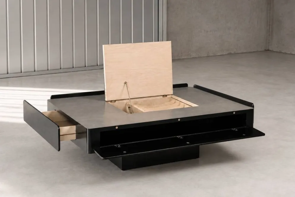 Table basse Vico Magistretti édition Gavina 1962 Modèle Caori