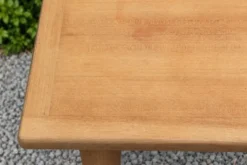 Table basse vintage en chêne style table de ferme – bois naturel – 103 cm