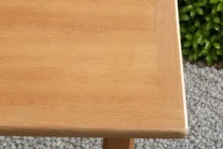 Table basse vintage en chêne style table de ferme – bois naturel – 103 cm