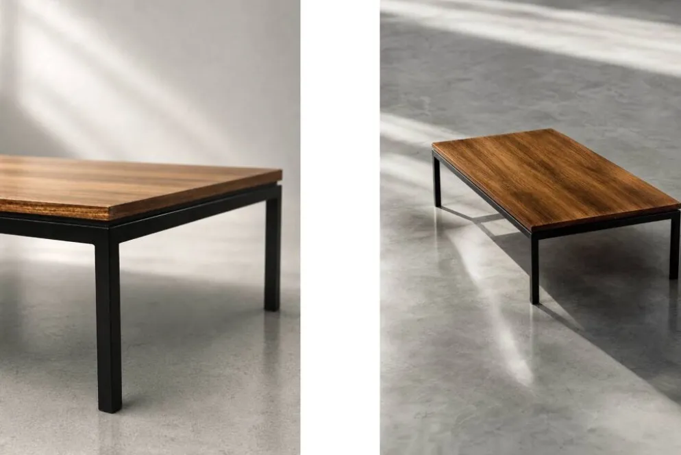 Table basse vintage en teck, style mid-century modern, Danemark, années 1970