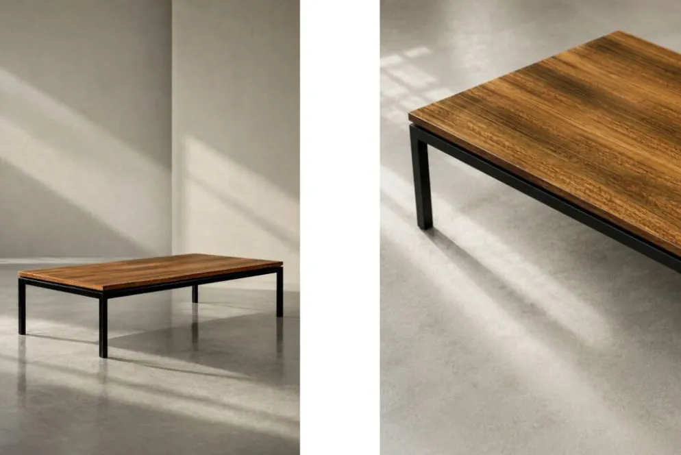 Table basse vintage en teck, style mid-century modern, Danemark, années 1970