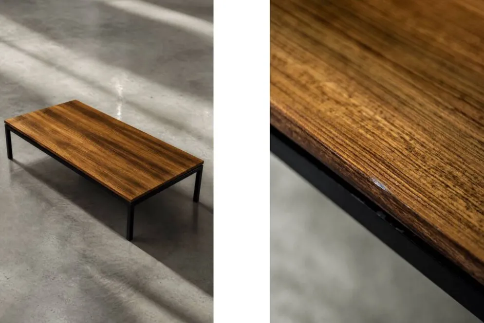 Table basse vintage en teck, style mid-century modern, Danemark, années 1970