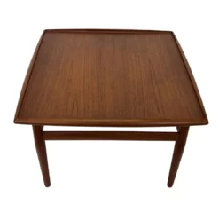 Table basse vintage Grete Jalk Teck design danois Glostrup