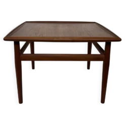 Table basse vintage Grete Jalk Teck design danois Glostrup