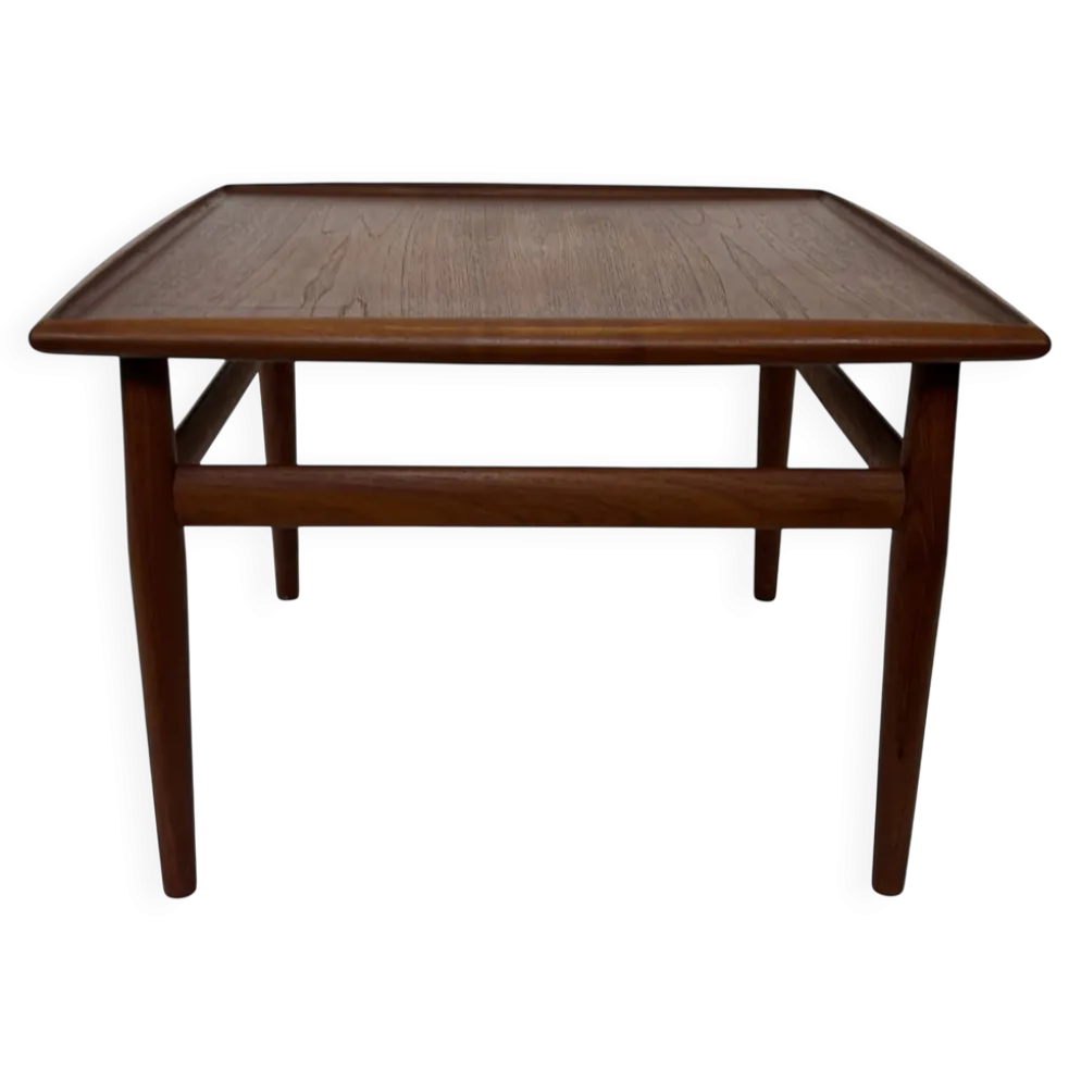 Table basse vintage Grete Jalk Teck design danois Glostrup