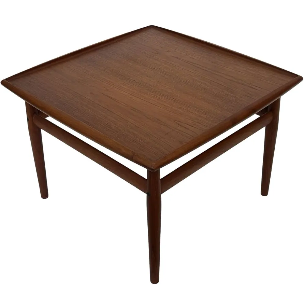 Table basse vintage Grete Jalk Teck design danois Glostrup