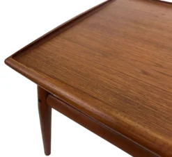 Table basse vintage Grete Jalk Teck design danois Glostrup