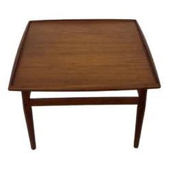 Table basse vintage Grete Jalk Teck design danois Glostrup