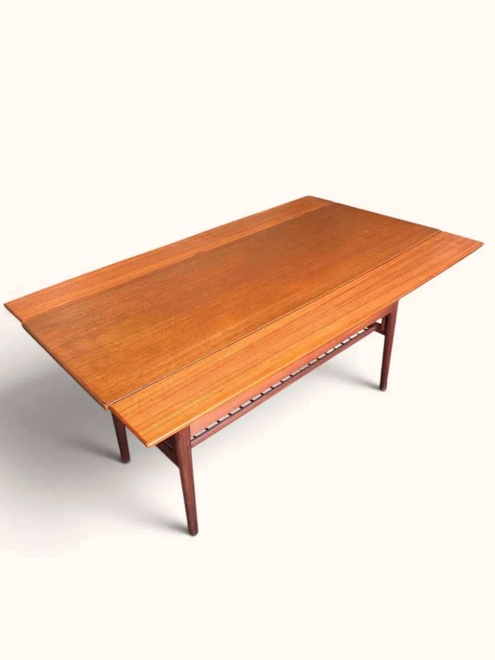 Table basse vintage Mid-Century et table à manger en 1, Grete Jalk pour Glostrup