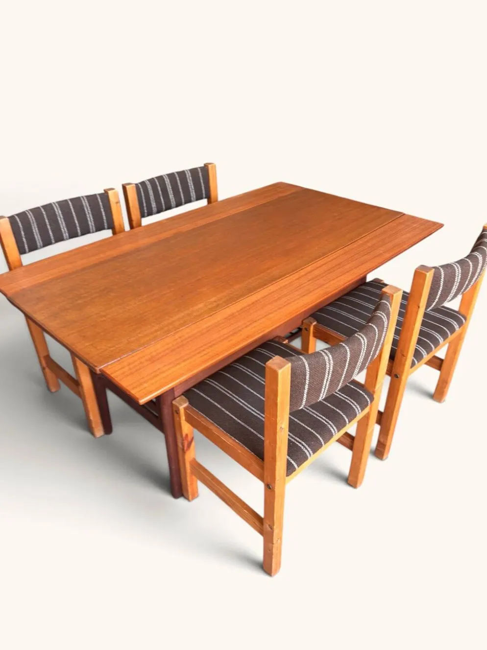 Table basse vintage Mid-Century et table à manger en 1, Grete Jalk pour Glostrup