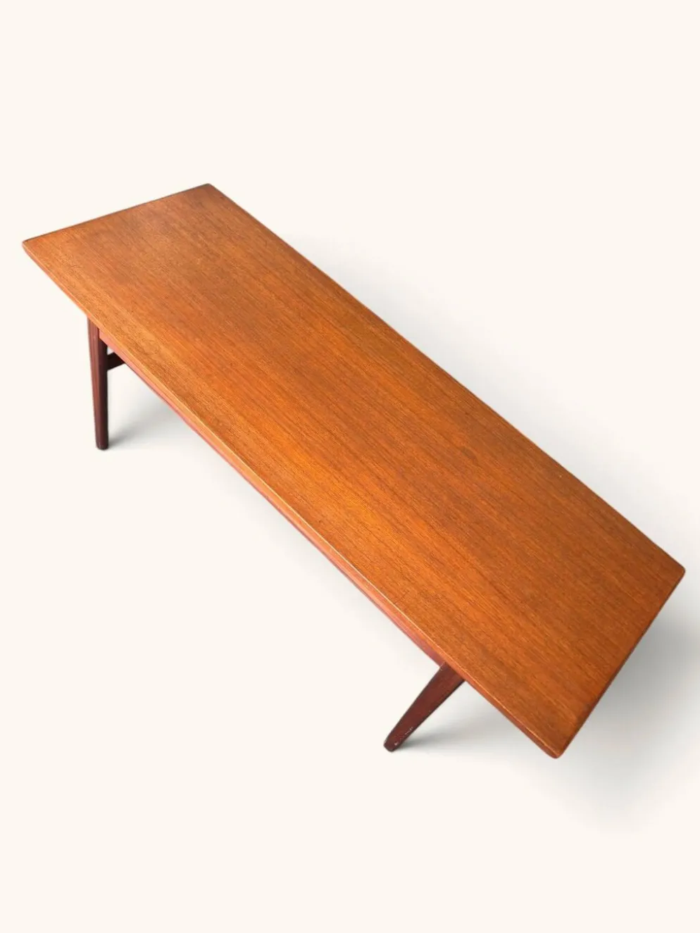 Table basse vintage Mid-Century et table à manger en 1, Grete Jalk pour Glostrup