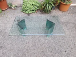 Table basse vintage par Luigi Massoni pour Gallotti & Radice, années 1970.