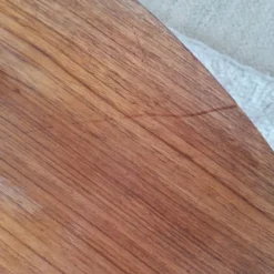 Table basse vintage plateau ovale scandinave
