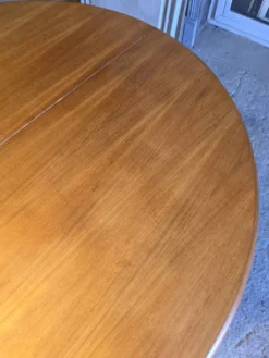 Table Baumann extensible en teck des années 60