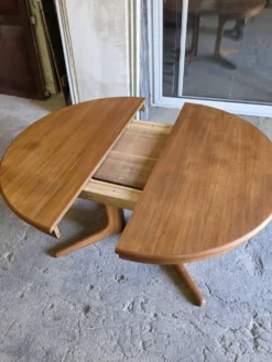 Table Baumann extensible en teck des années 60