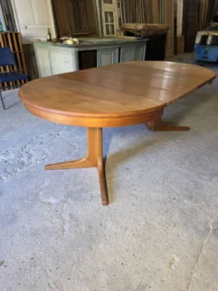 Table Baumann extensible en teck des années 60