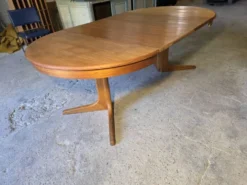 Table Baumann extensible en teck des années 60
