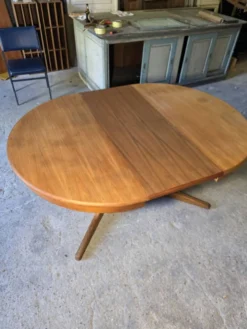 Table Baumann extensible en teck des années 60