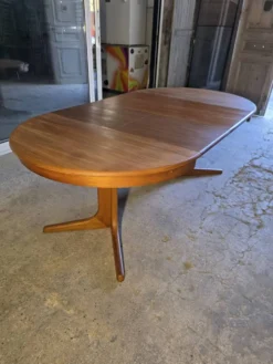 Table Baumann extensible en teck des années 60