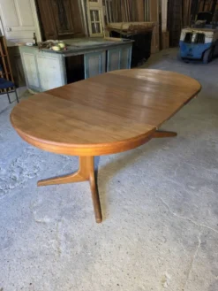 Table Baumann extensible en teck des années 60