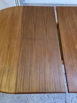 Table Baumann extensible en teck des années 60