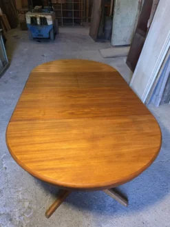 Table Baumann extensible en teck des années 60